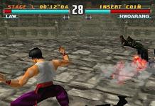 une photo d'Ã©cran de Tekken 3 sur Sony Playstation